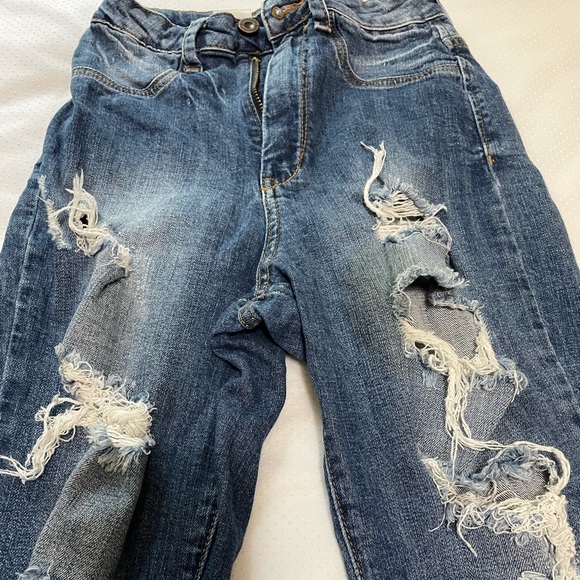 High waist Denim Jeans - Picture 4 of 9